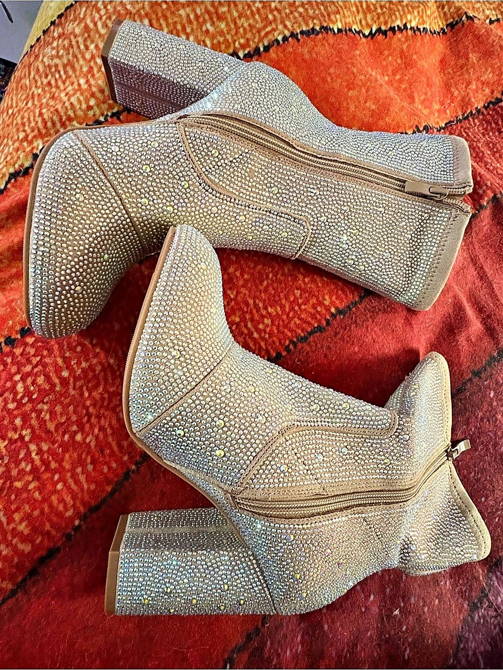 Torrid Rhinestone Platform Heels US 7